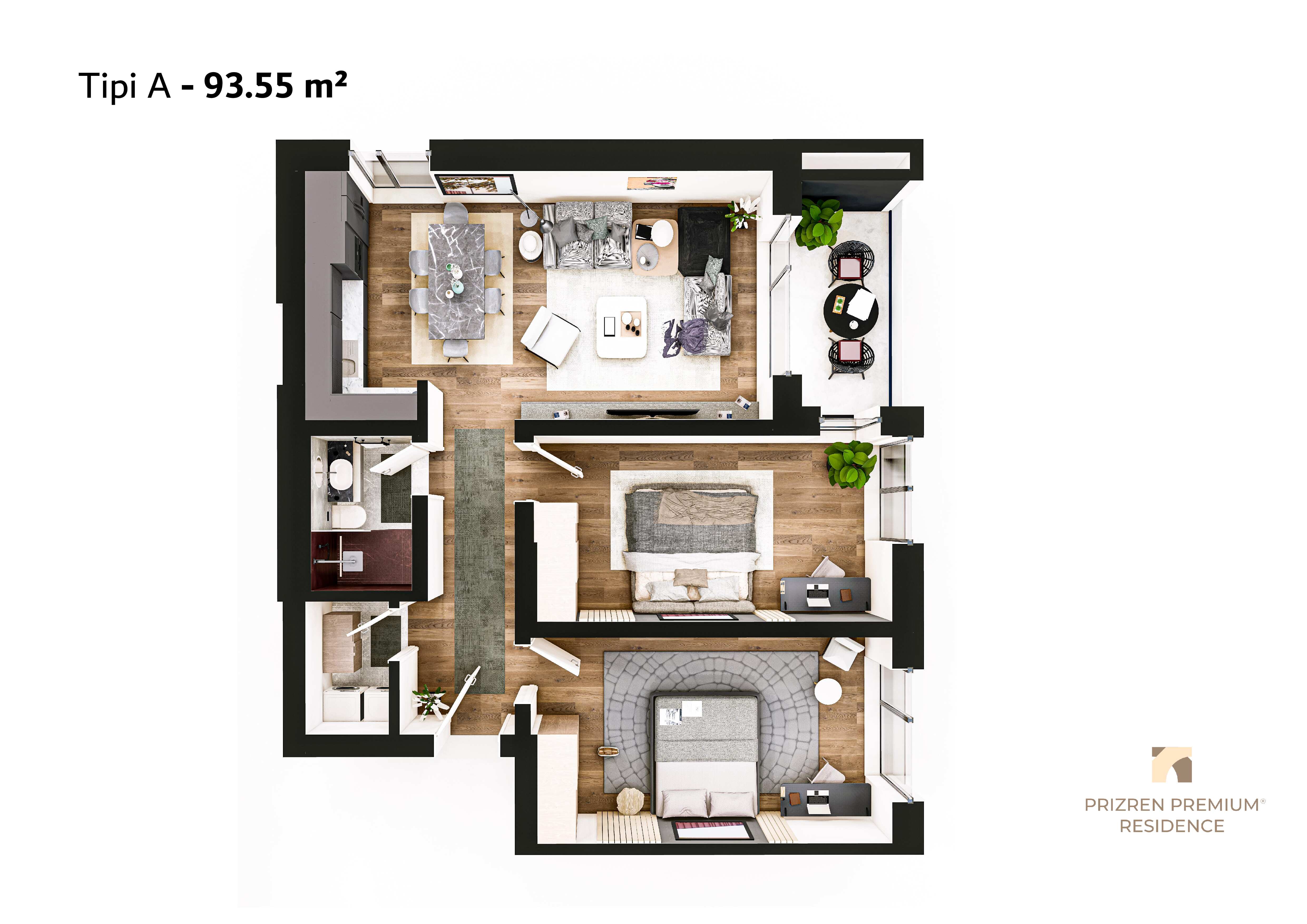 Prizren Premium Residence - Lamela1 Tipi A